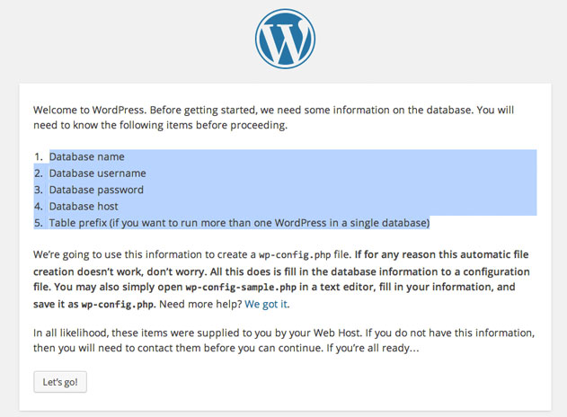 instalacion de wordpress en un servidor local