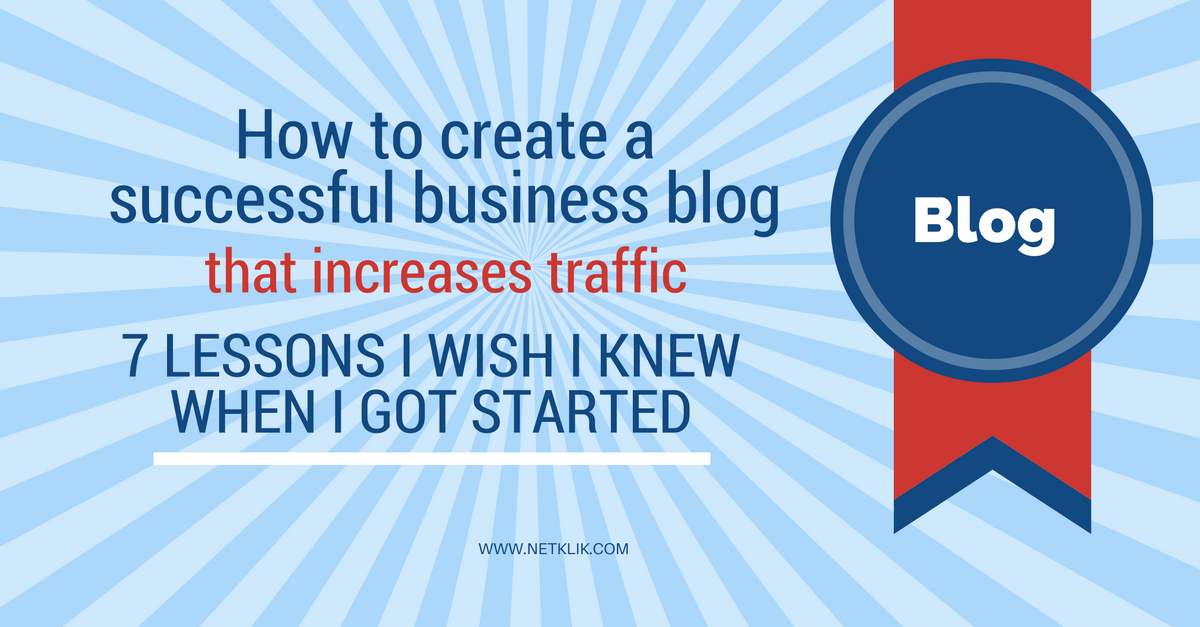 how to create a successful business blog