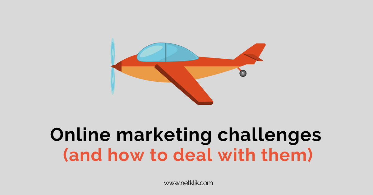 Online marketing challenges