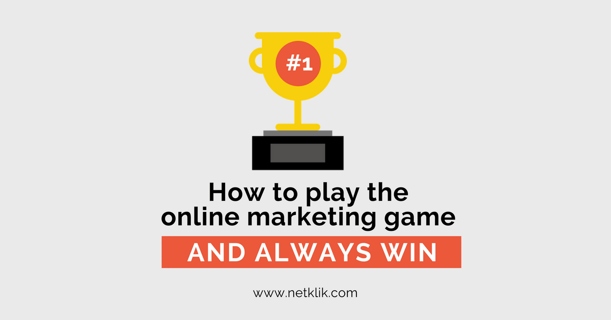 How to play the online marketing game