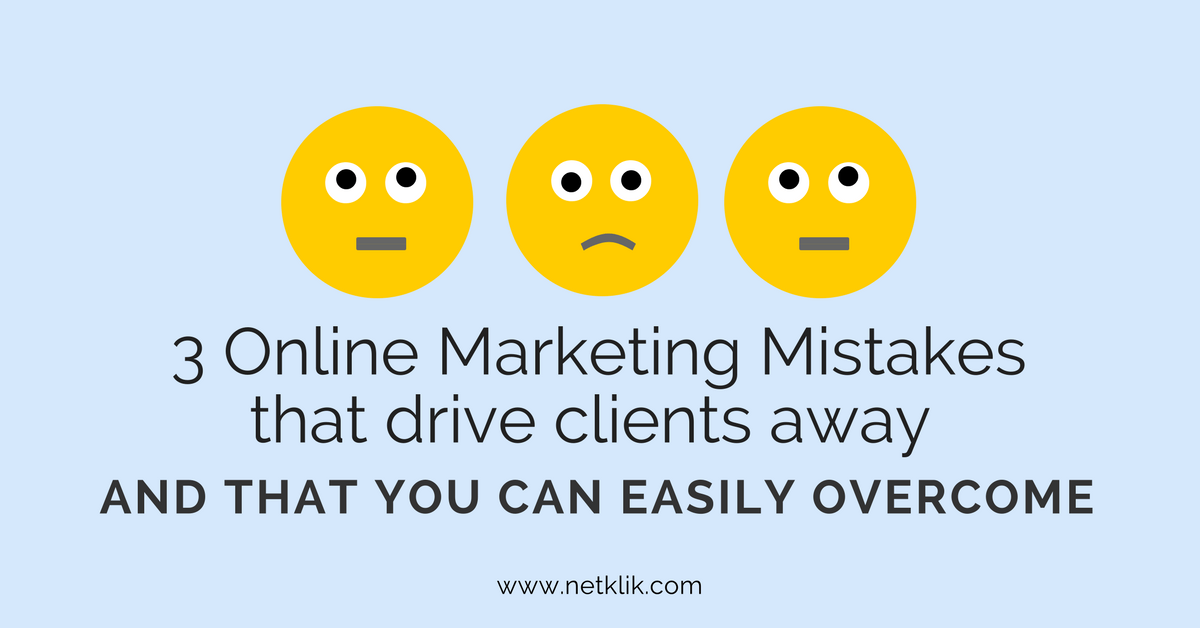 online marketing mistakes