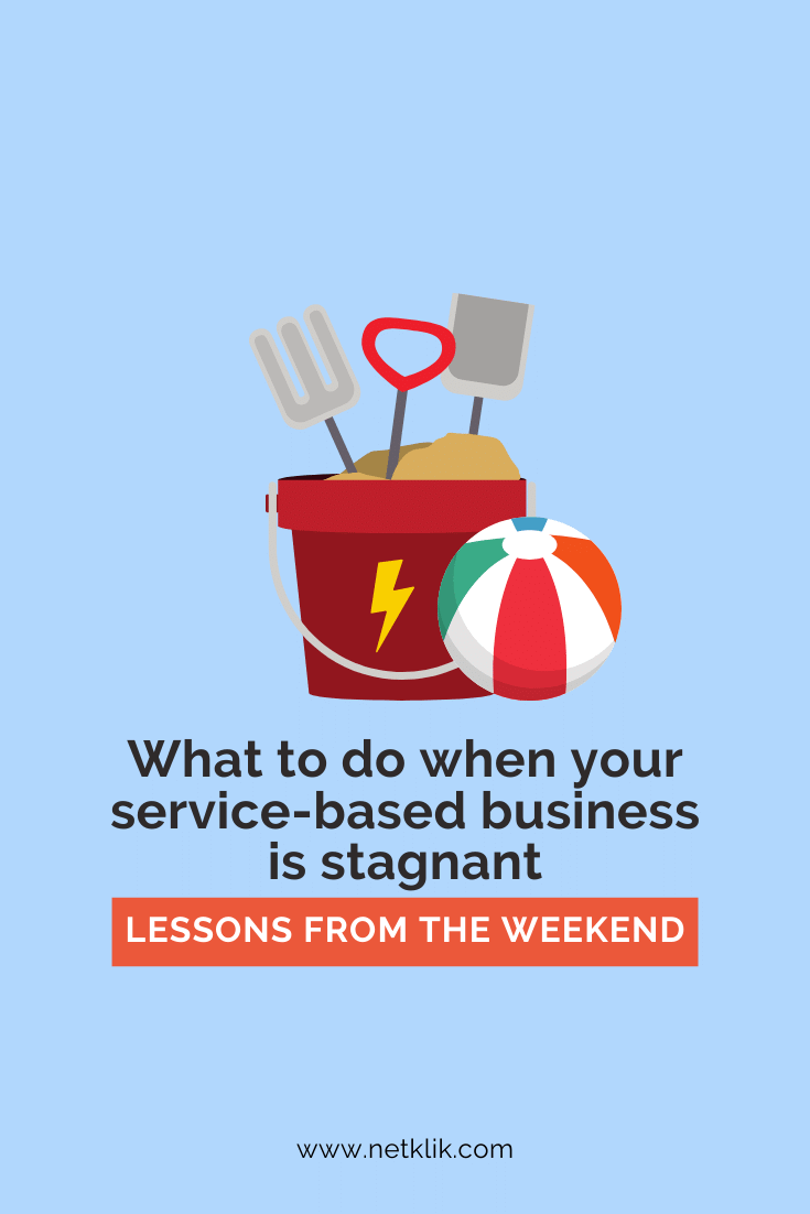 what to do when your service based business is stagnant