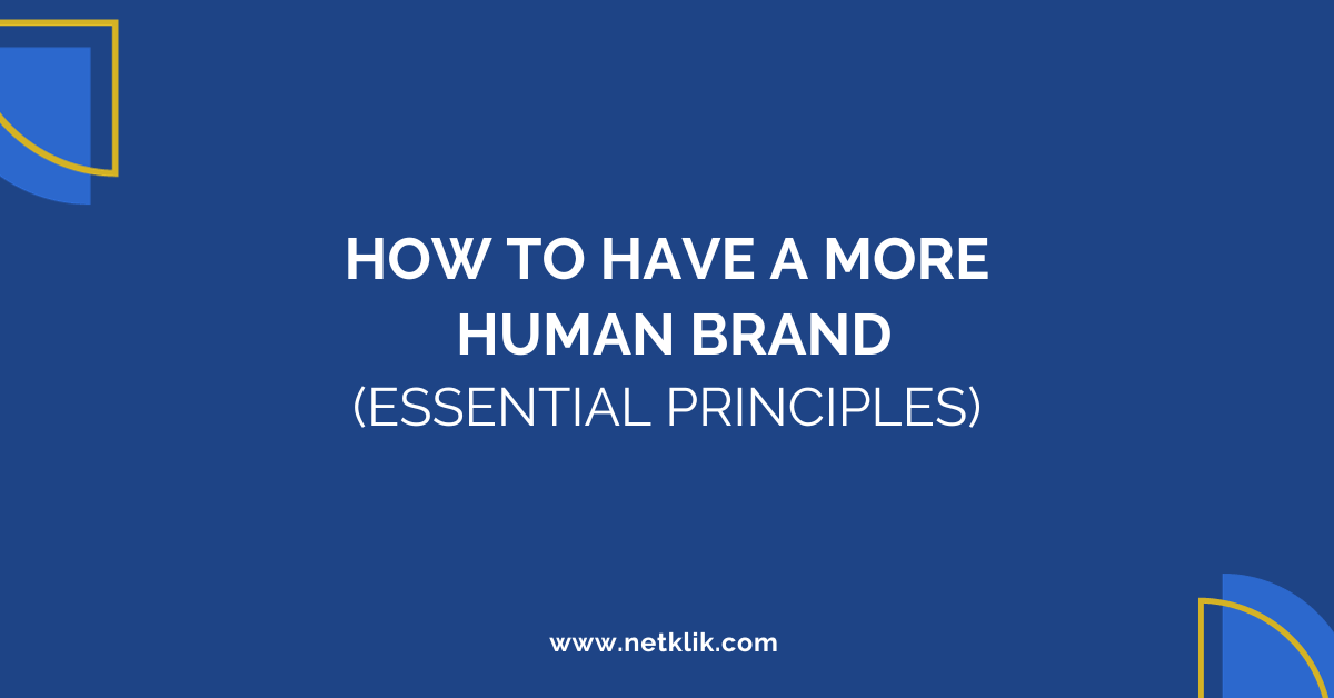 how to have a more human brand